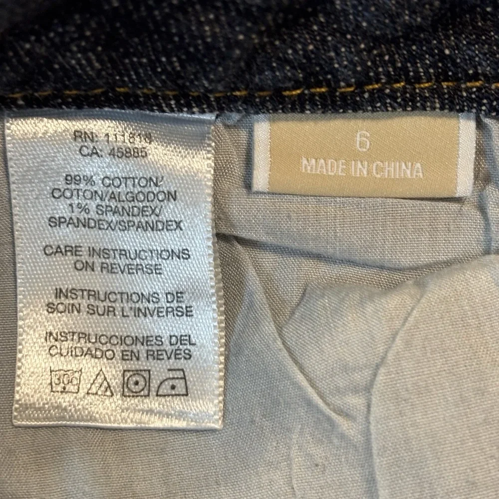 Michael Kors Dark Blue Wide Leg Jeans